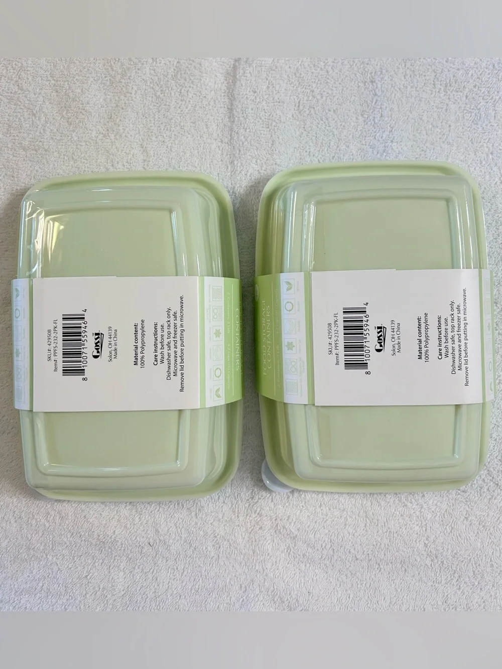 New! 4 Flip n’ Fresh Reusable Food Storage Containers & Lids